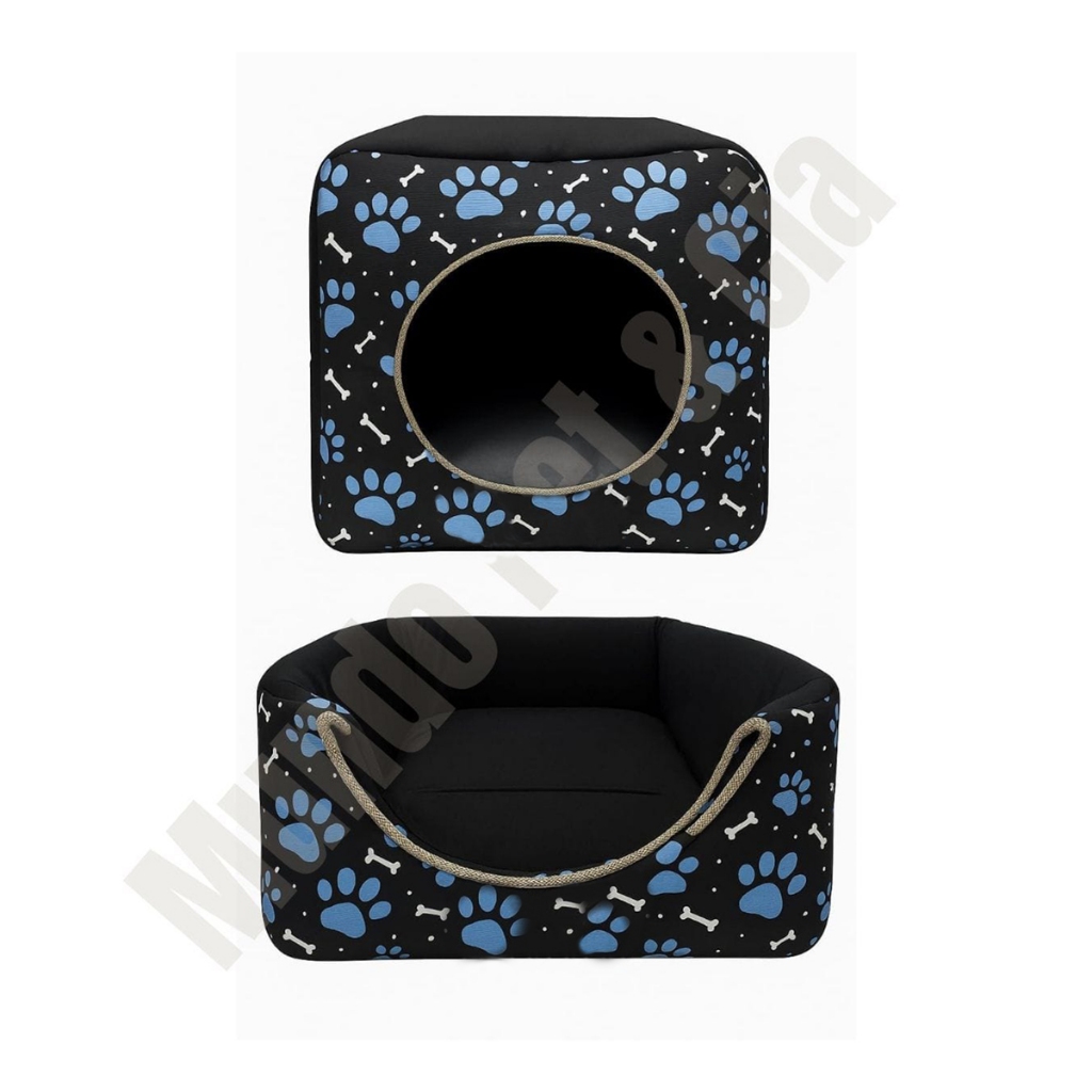 casinha cama toca lglu 3 em 1 para cães e gato tamanhos P,M,G, fundo impermeável colchão removível  linha Premium em Oferta na Shopee