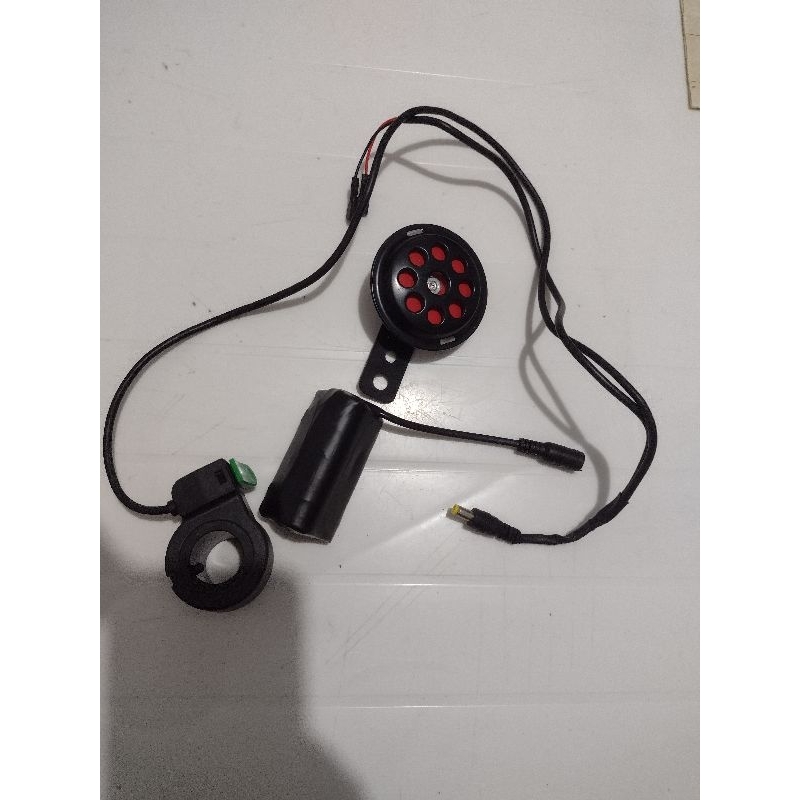Buzina de bicicleta, moto, motorizada, bicicleta simples, bateria 12v com placa BMS recarregável