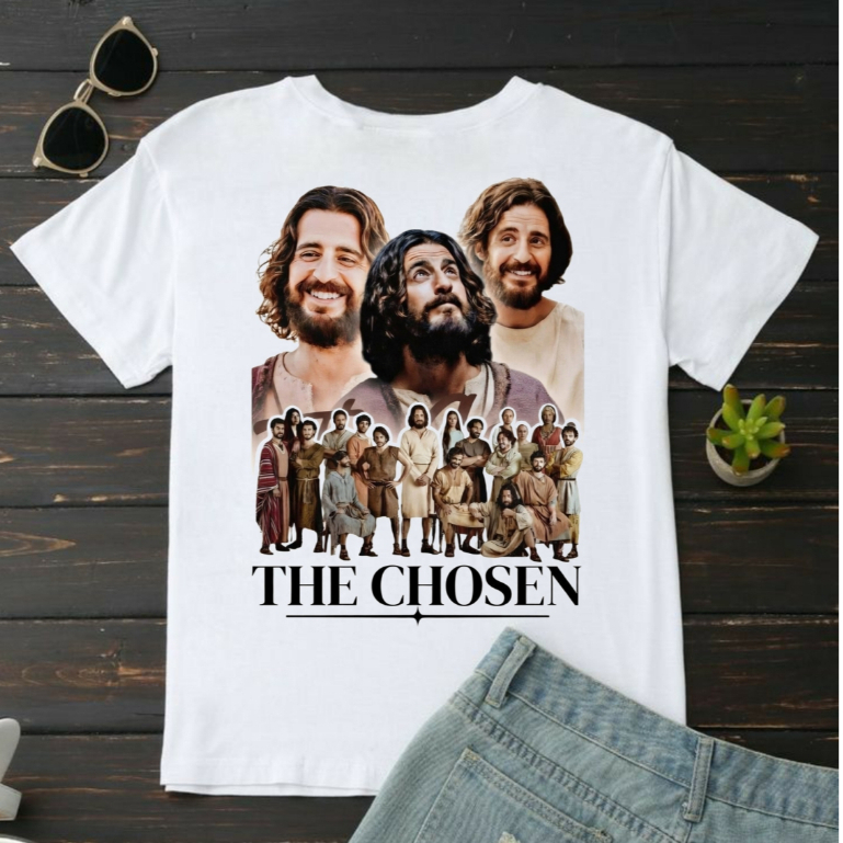 Camiseta The Chosen Jesus Série Religiosa | Camiseta Gospel Cristã | Estampa Jesus | Unissex Babylook