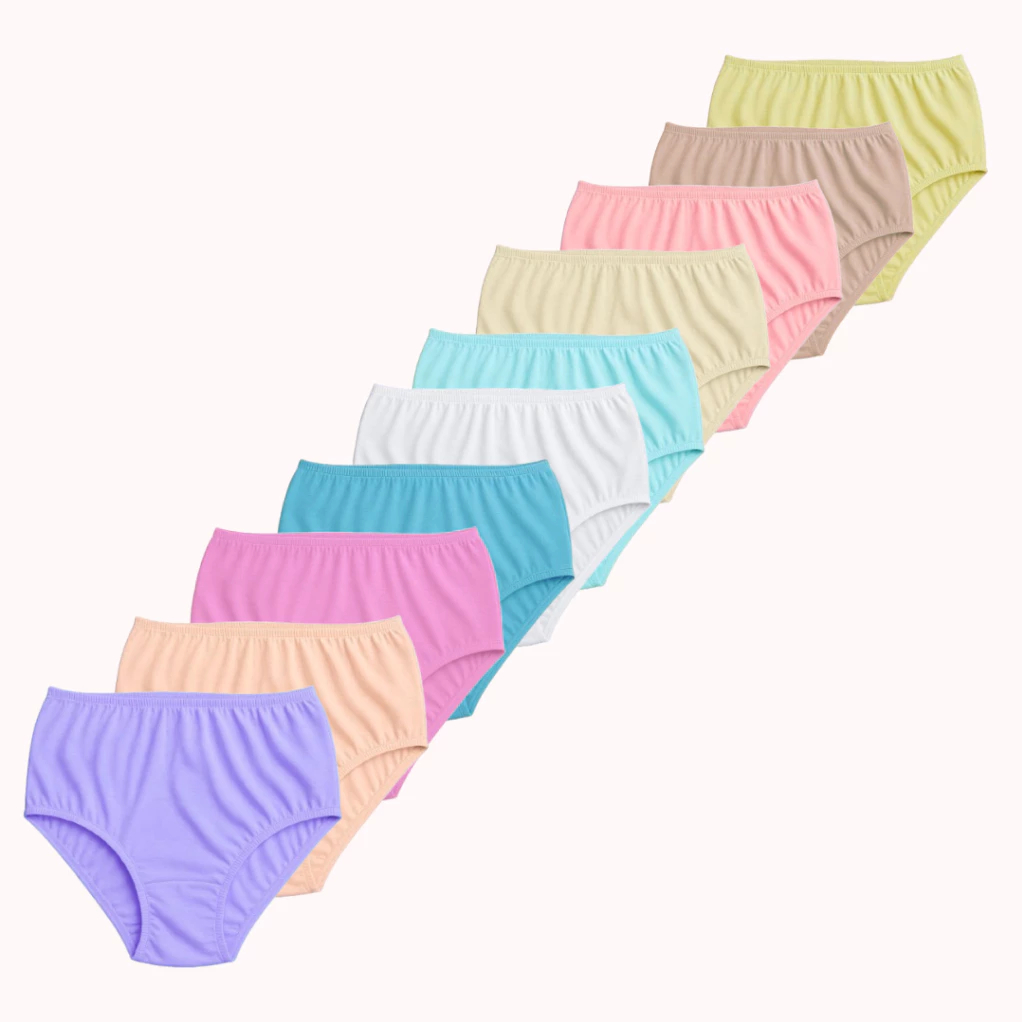 Kit 5 Calcinha Calçola Para Senhoras M ao PLUS SIZE 100% Algodão Confortável Preço de Atacado