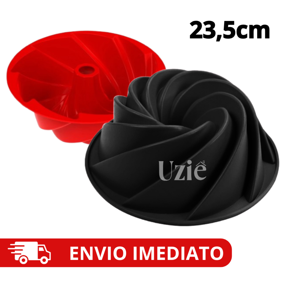 Forma de Bolo Assadeira Espiral Silicone Bolo Pudim Torta Mousse Livre de BPA Air Fryer Forno
