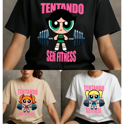 Camiseta Feminina Meninas Super Poderosas Envio Imediato em Oferta na Shopee