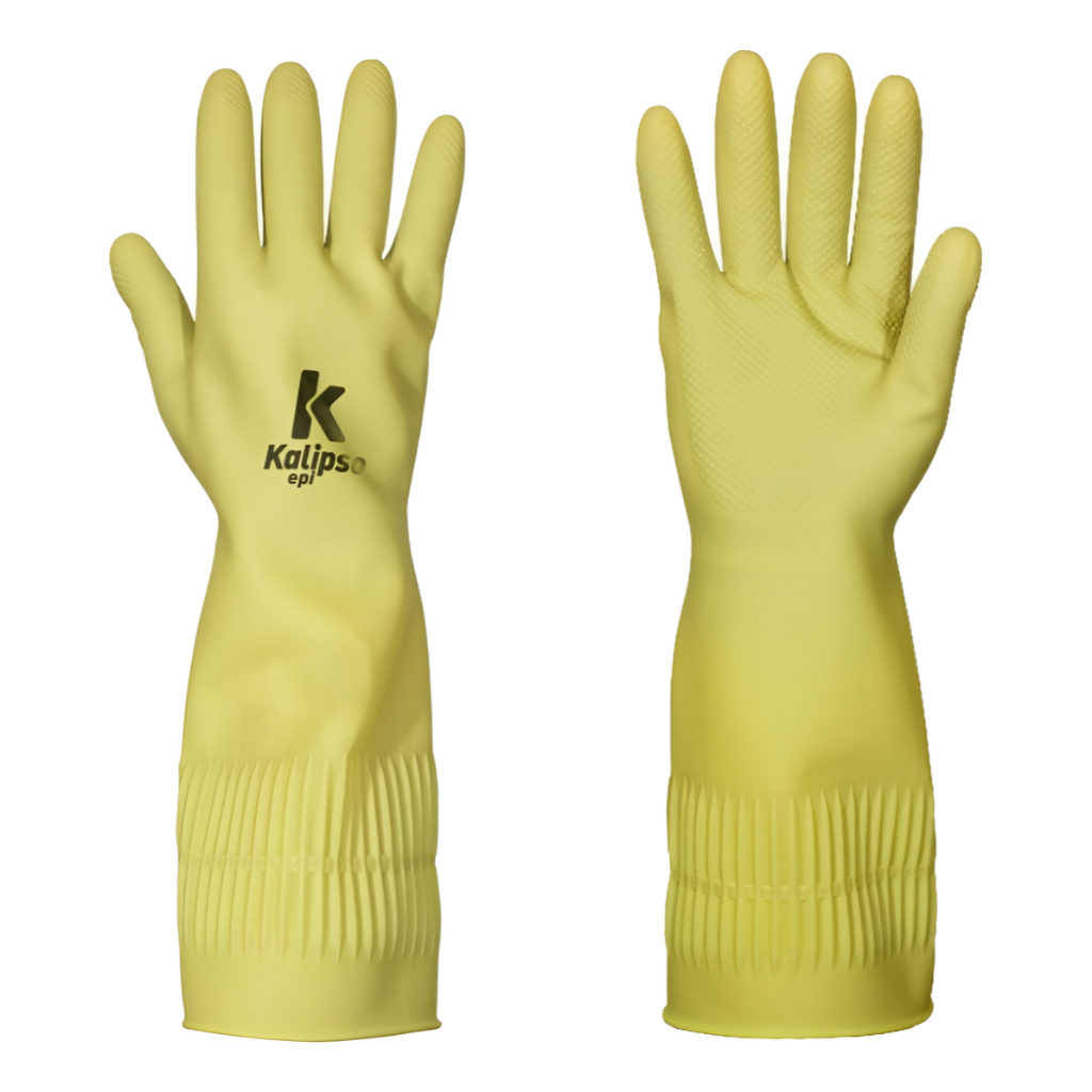 Luva Látex Ranhurada Antiderrapante Petshop Kalipso em Oferta na Shopee