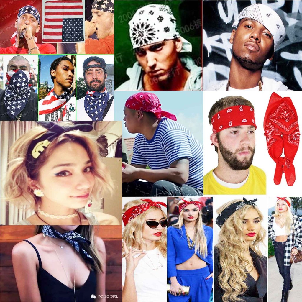 Bandanas Lenço Estampada Colorido 55X55cm 212BIJU 001 (*40 CORES DISPONÍVEIS NO DESCRIÇAO*) — imagem 2 de 2