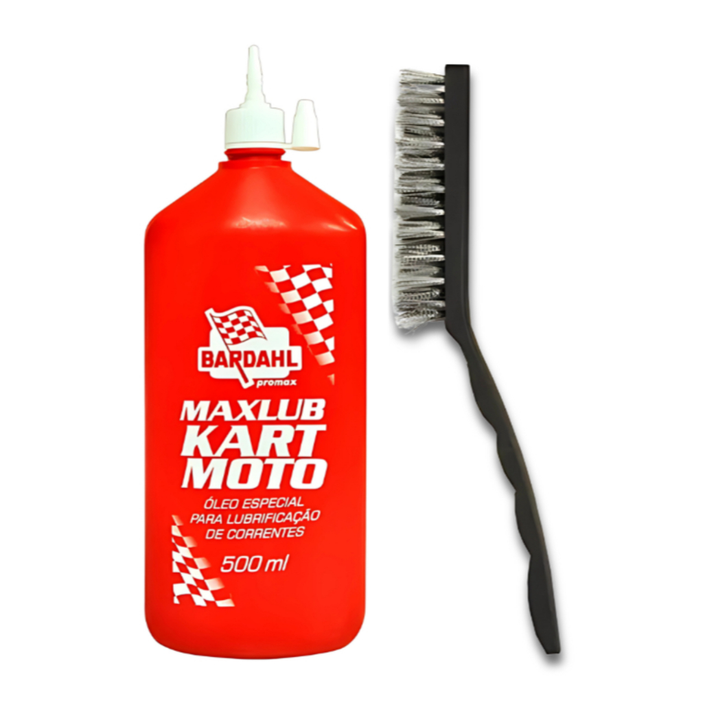 Óleo Lubrificante Corrente Bardahl Maxlub Kart Moto + Escova de Limpeza — imagem 2 de 2