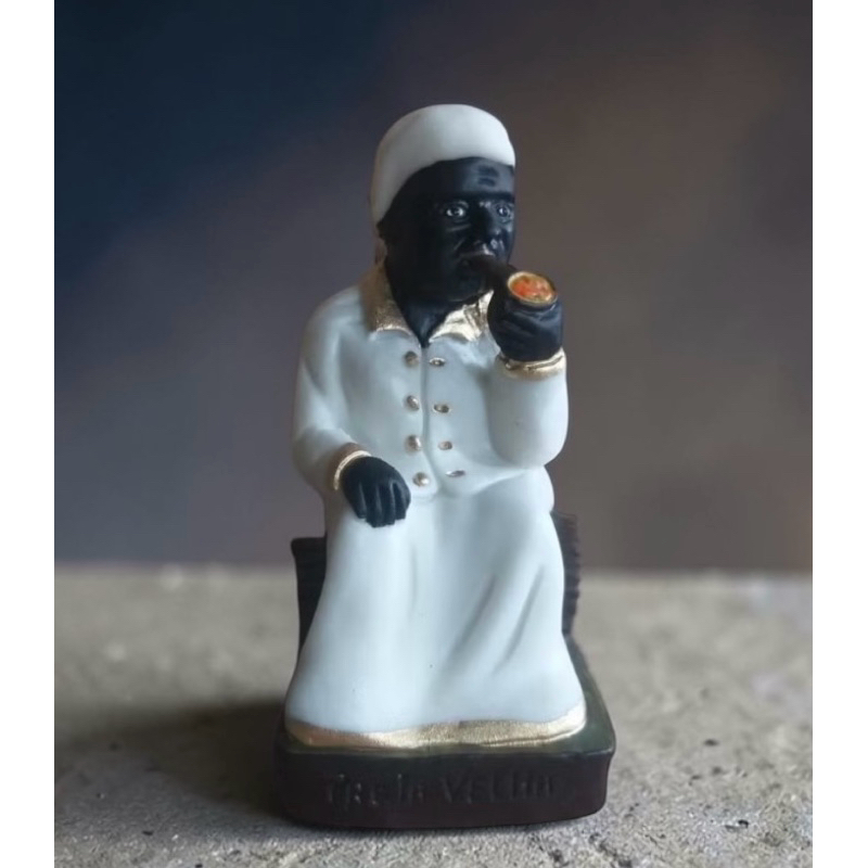Estátua Imagem Preta Velha Em Resina 14cm em Oferta na Shopee