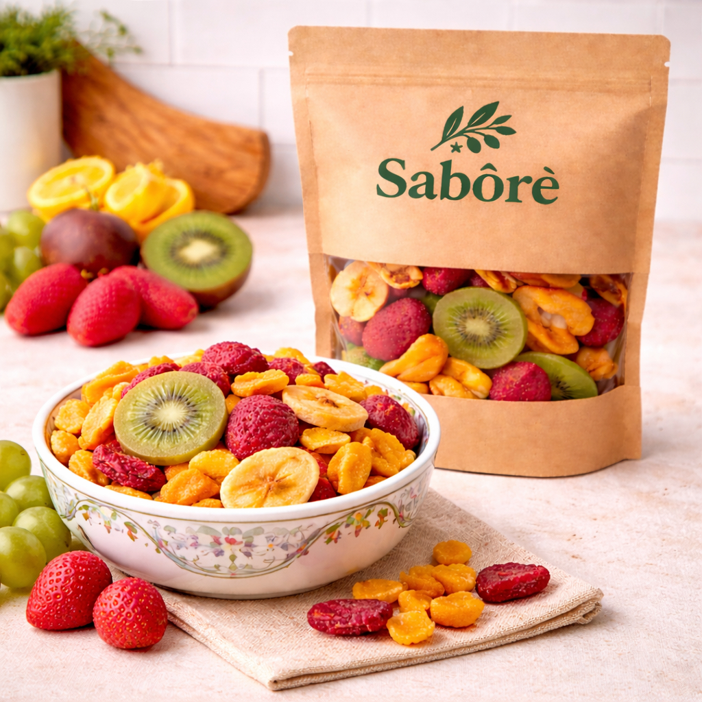 Super Mix Frutas Tropicais Desidratadas Chip’s 100% Natural em Oferta na Shopee