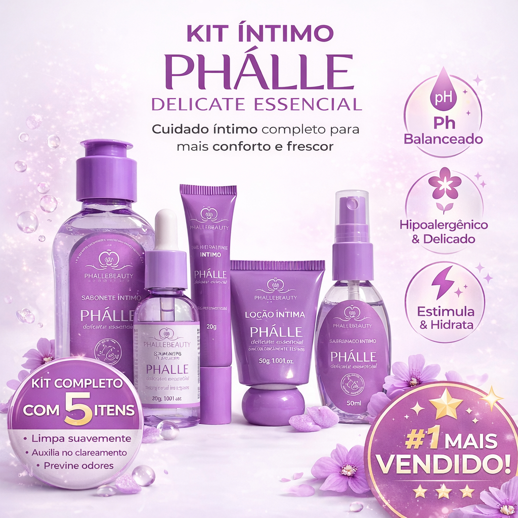Kit Íntimo Delicate Essencial PhálleBeauty PH3005 corpo