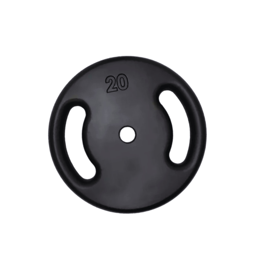 Anilha 20kg Pintada Musculação Treinamento Casa Levantamento Fitness — imagem 2 de 2