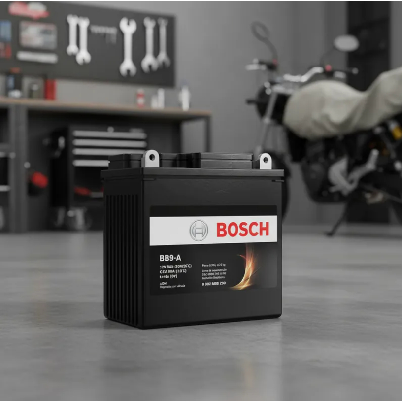 Bateria Moto Suzuki Gsr 150i 12v 8ah Bosch Bb9-a