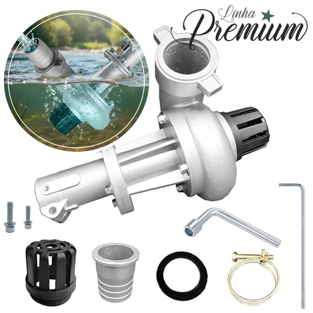 Bomba de Água para Roçadeira 26mm 9 Estrias Bomba Centrífuga Adaptador Pressão