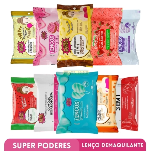 Lenço Demaquilante Super Poderes