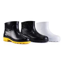 Bota Galocha PVC Impermeável Antiderrapante Cano Curto CA EPI Limpeza Faxina Chuva Motoboy Trabalho
