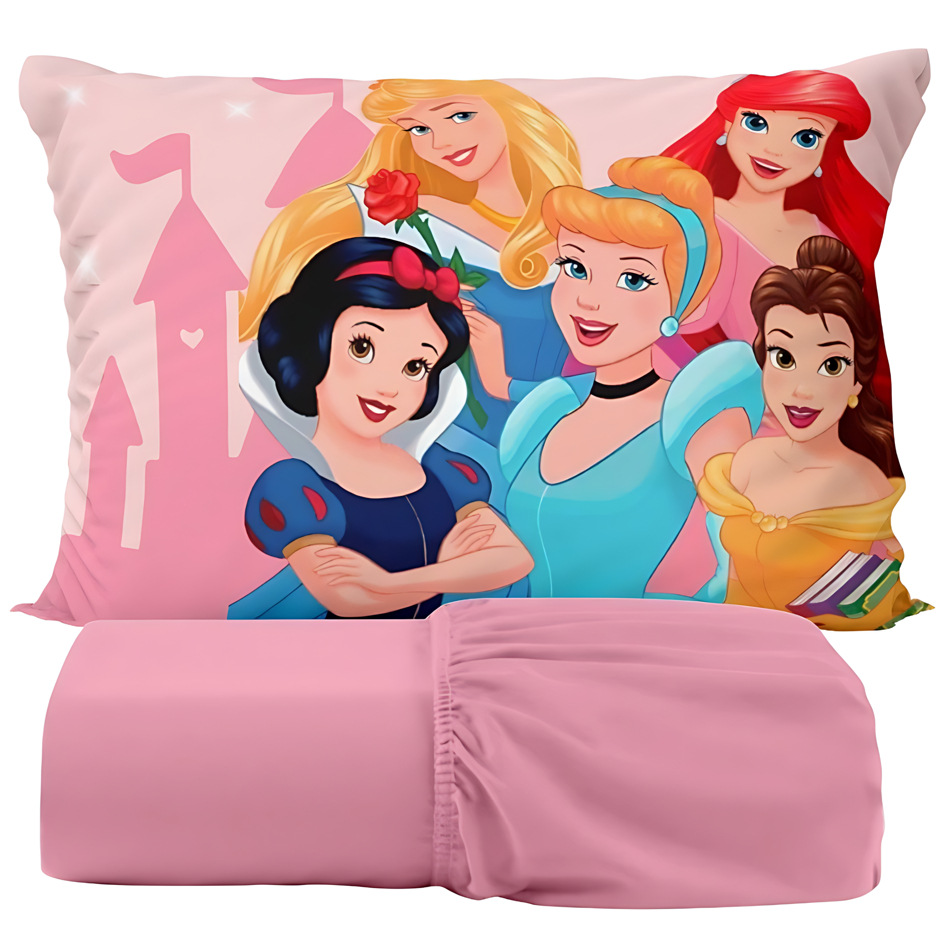 Kit Jogo de Lençol e Fronha Infantil Solteiro C/ Elástico 400 Fios Premium Personagens Temas em Oferta na Shopee