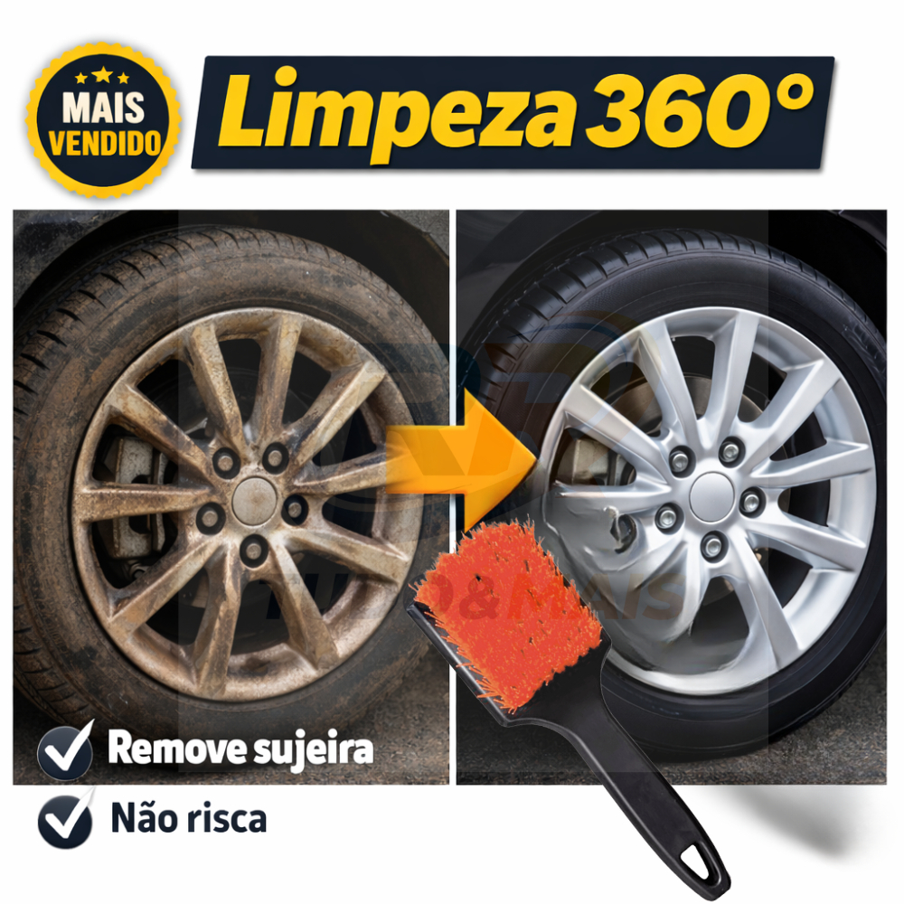Escova Para Pneus 21cm Expert · foto 2