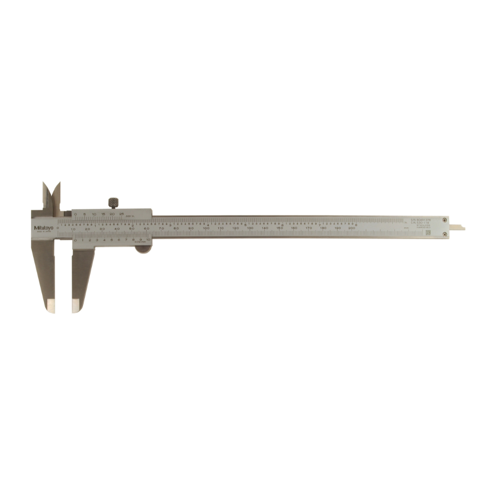 Paquímetro Analógico Universal 200mm/8" – 0,02mm/ .001" – 530-118 - Mitutoyo