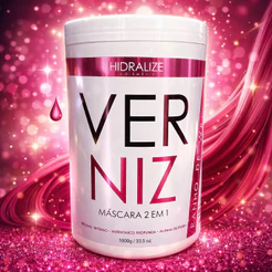 Máscara Capilar Hidralize Verniz 2 em 1 – Brilho Intenso, Hidratação Profunda e Maciez Imediata