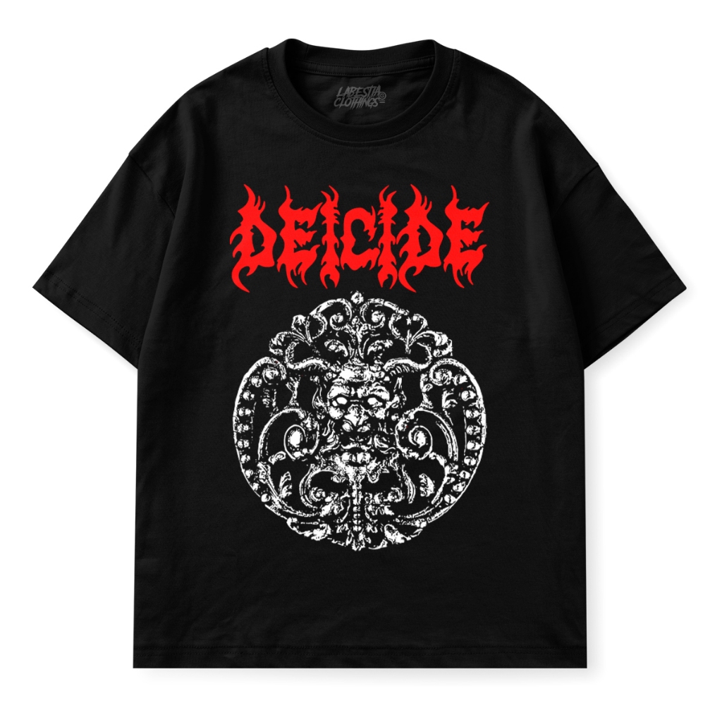 Camiseta Banda Deicide Frente Estampada Estilo Heavy Metal 100% Algodão Tamanhos Disponíveis