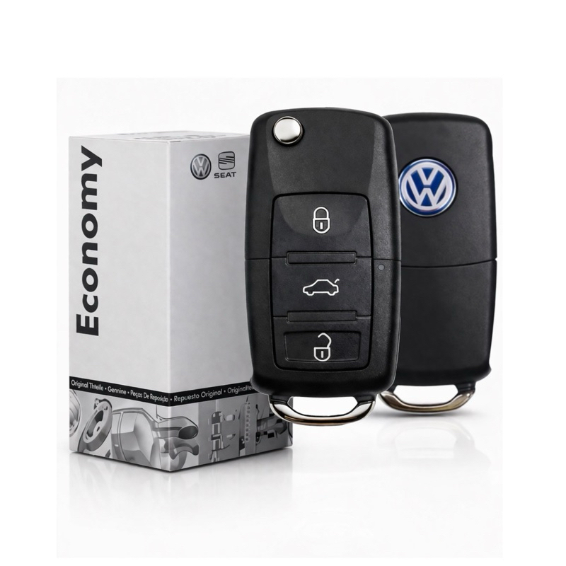 Chave Canivete Carcaça Volks Gol G4 G5 Fox Polo Golf Vw 3bts em Oferta na Shopee