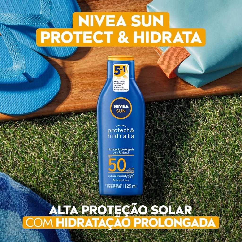Protetor Solar Sun Protect & Hidrata Fps 50 200ml Nivea
