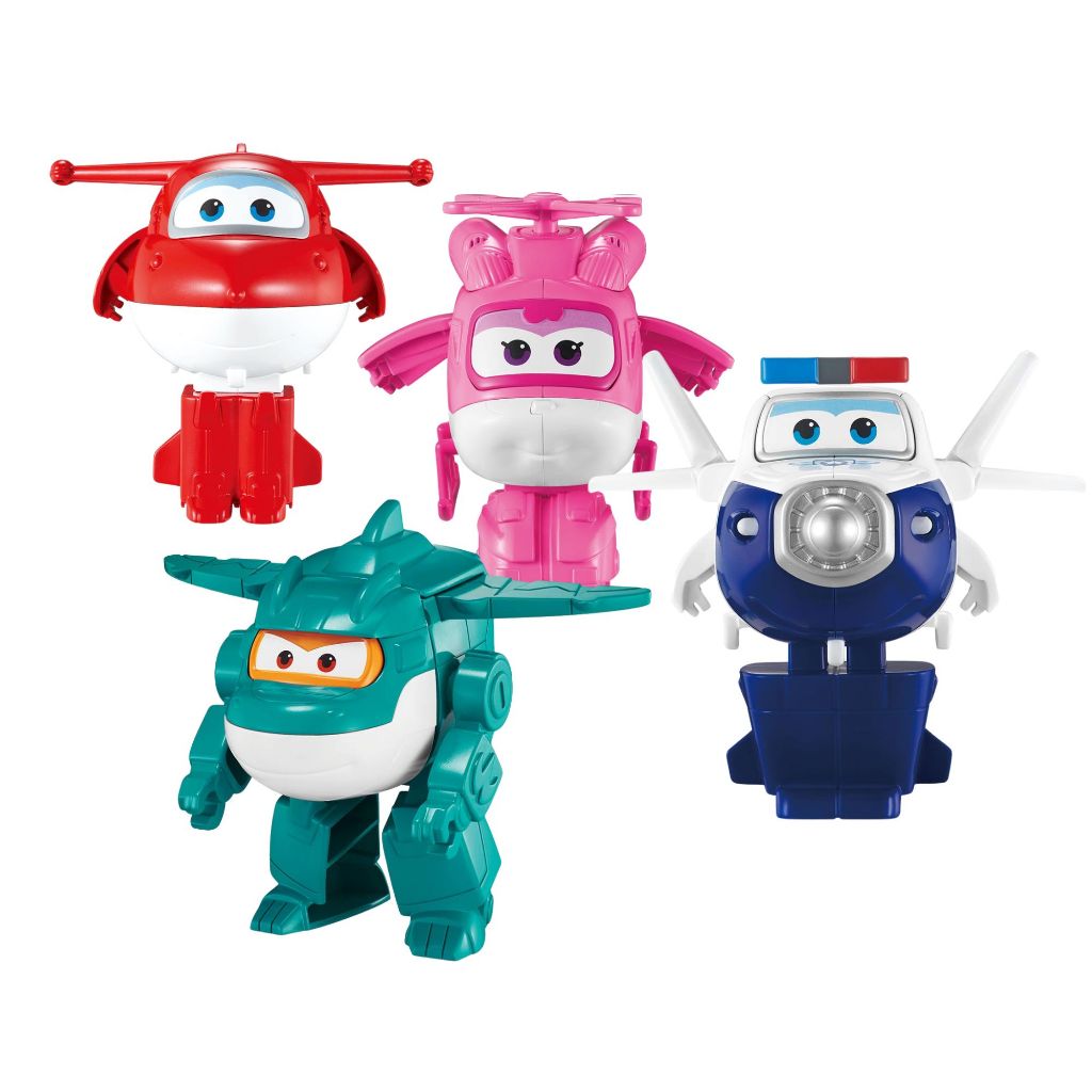 Boneco 10cm Avião 2 em 1 - Super Wings