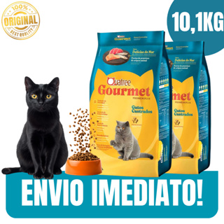 Ração p/ gatos castrados premium plus com proteínas naturais e digestão fácil 10kg - Envio Imediato em Oferta na Shopee
