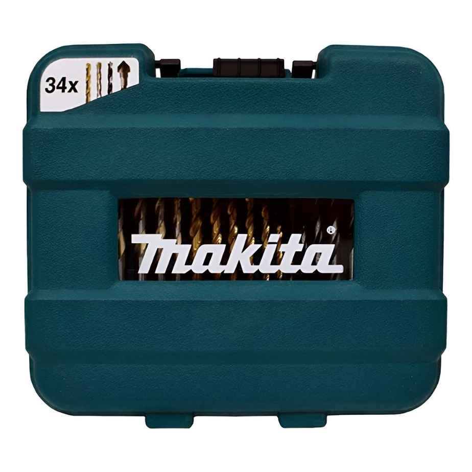 Maleta kit De Brocas Bits Soquete 34 Peças Makita