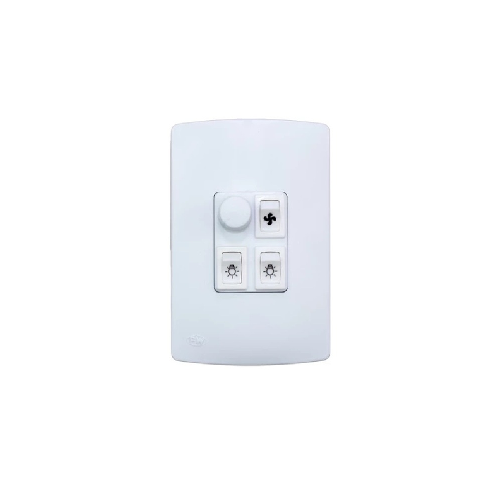 Variador Dimmer Rotativo Ventilador De Teto Interruptor 127v