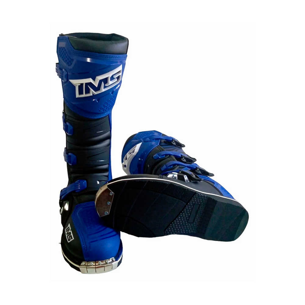 Bota IMS Robust Azul Trilha Enduro Motocross