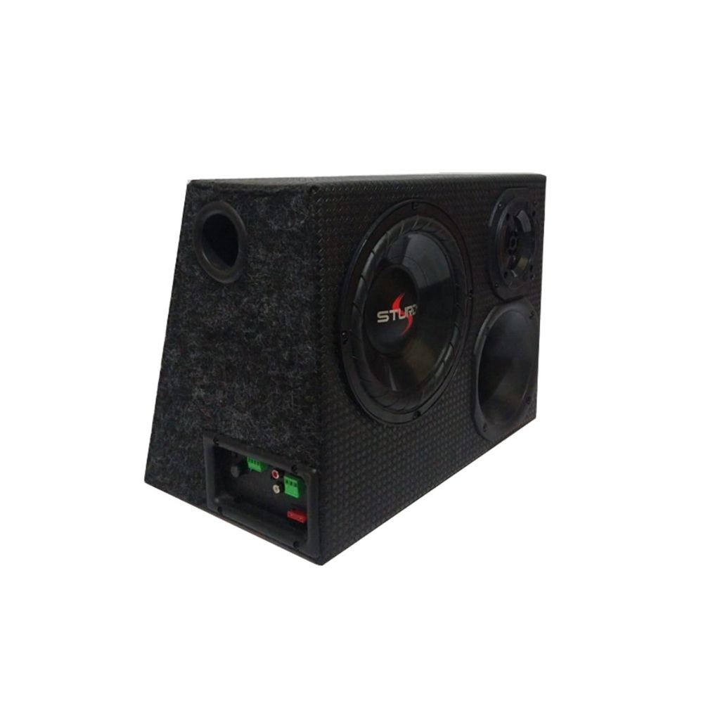 Caixa Trio Amplificada 8 Polegadas Sturdy 400W RMS