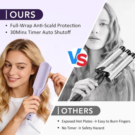 Modelador de Ondas Protect Titanium Lena S17S Íons+, 32mm, Aquecimento Rápido, Painel de Titanium, Cordão Giratório 360° · foto 2