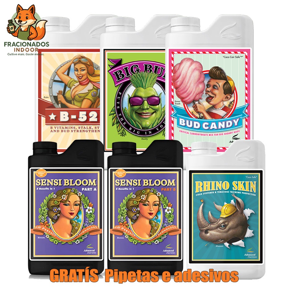 Sensi Bloom + B-52 + Big Bud + Bud Candy + Rhino - Advanced Nutrients
