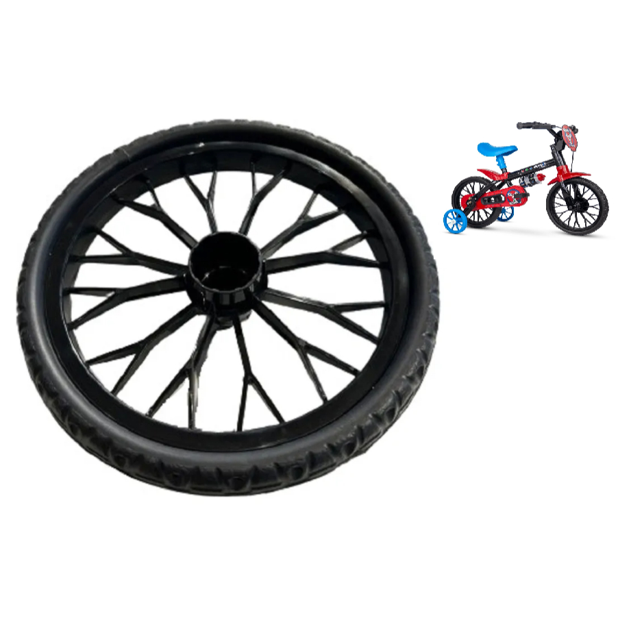 Roda Bicicleta Aro 12'' Nathor Bike Infantil Mechanic Dianteira Traseira Pneu Rodinha