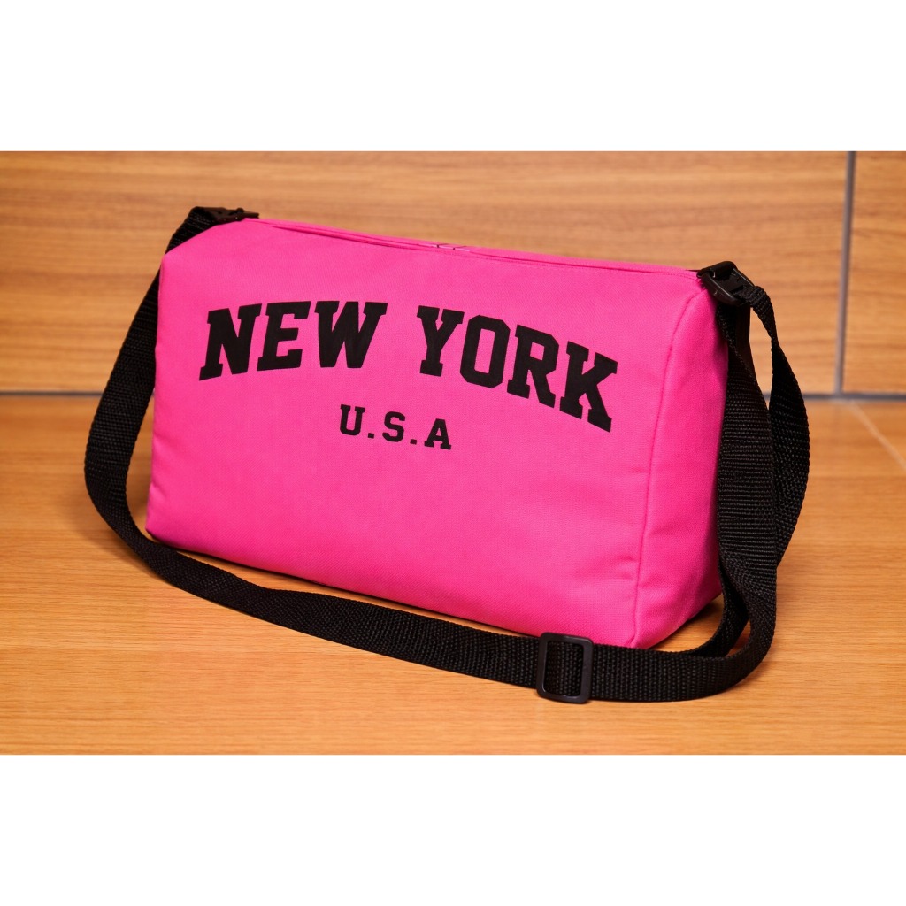 Mala Academia Bolsa Esportiva Treino Gym New York Lona Reforçada Tendência