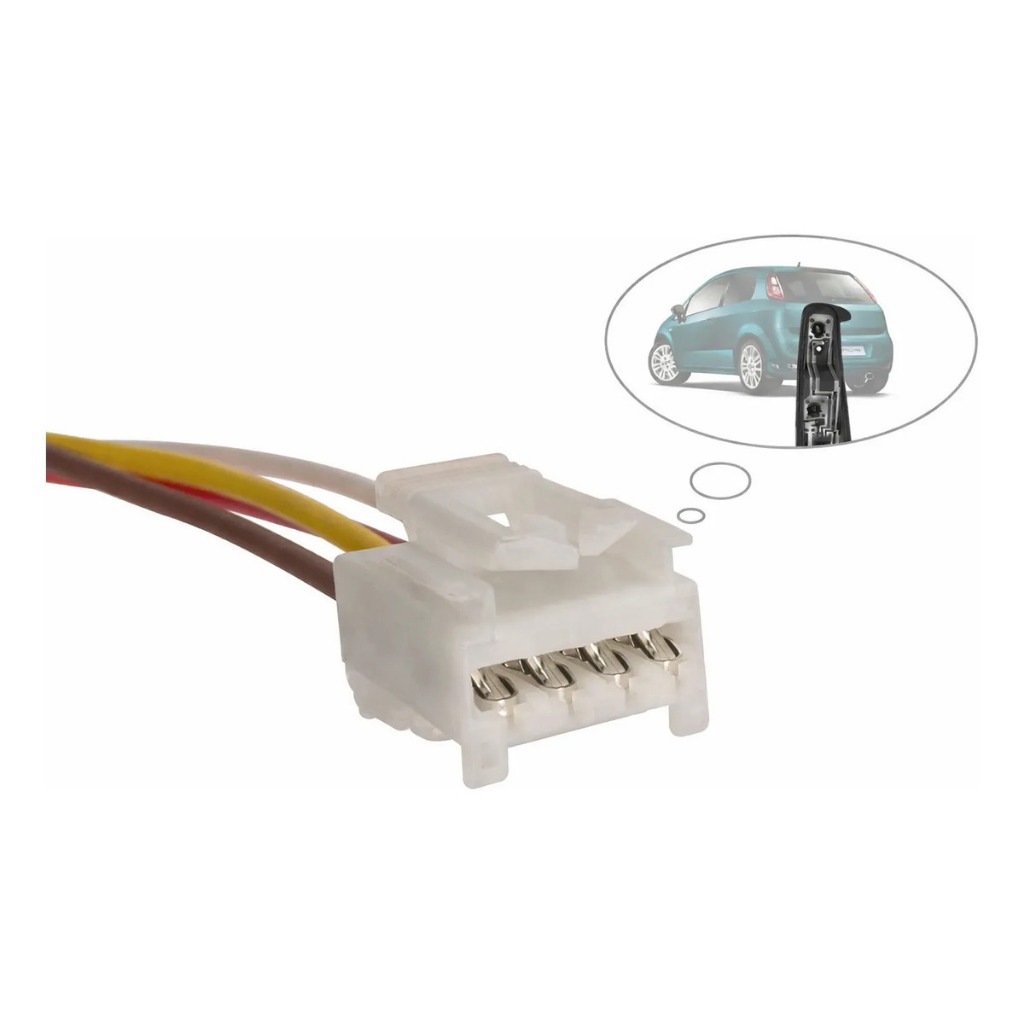Soquete Plug Conector Lanterna Traseira fiat Punto siena chicote do circuito do punto 2008 em diante
