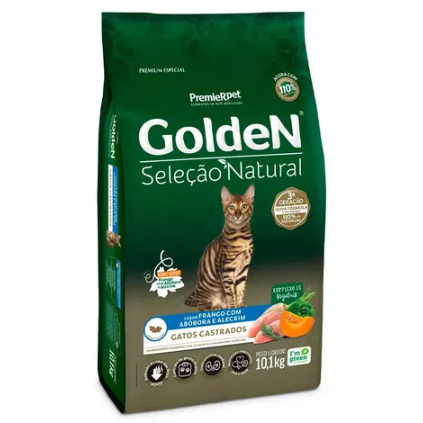Ração PremieR Pet Gatos Castrados Frango Abóbora Alecrim 10kg Super Premium