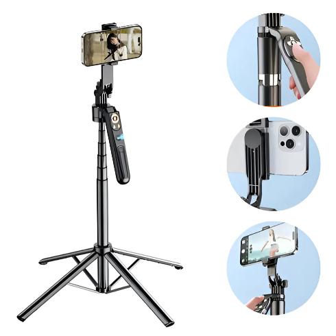 Tripé Estabilizador Facial 360 Câmera Celular Selfie Gimbal - Q185