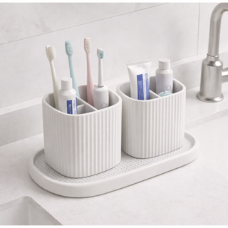 Suporte Porta Escova De Dente E Creme Dental Pia Banheiro em Oferta na Shopee