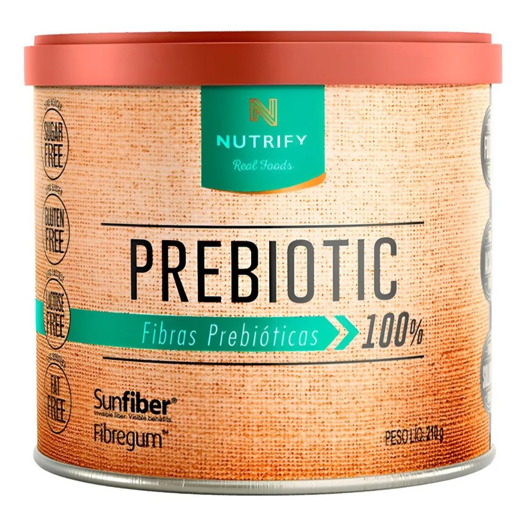 Nutrify Prebiotic 210g - Fibras Prebióticas para Saúde Intestinal e Bem-Estar - Sabor Neutro