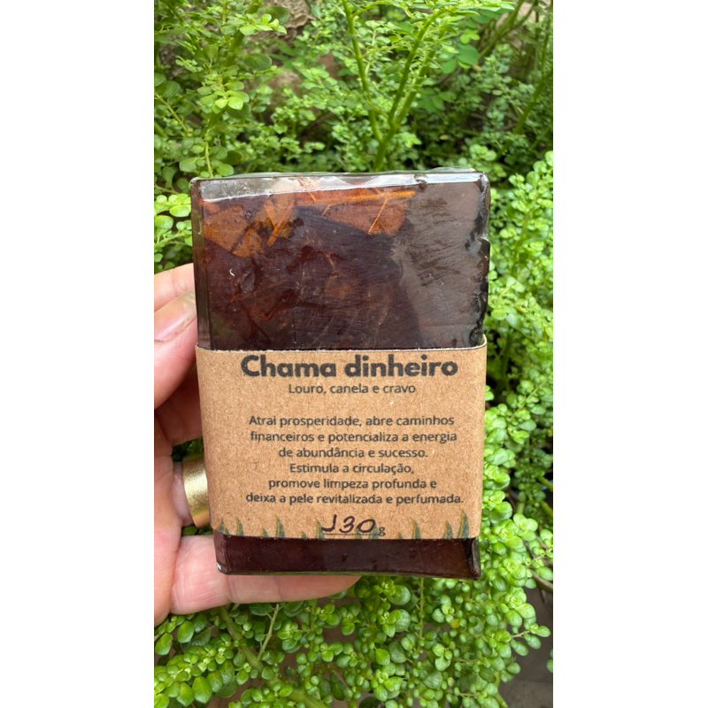 Sabonete Energético Artesanal Chama dinheiro/ Sedução/ 7 ervas/ Acalma Ori/ Magnetismo Rubi/kit com 5 Mini sabonete 110g