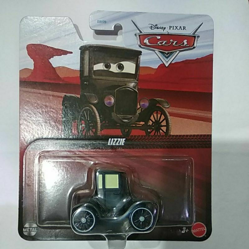 Miniatura Disney Cars Lizzie 1:55 Mattel FXV29