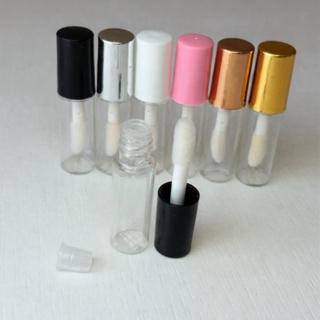 Kit 50 Mini Frasco de Gloss Batom Retoque Refil Tubete Cosmético Viagem Brilho Labial Mimo em Oferta na Shopee