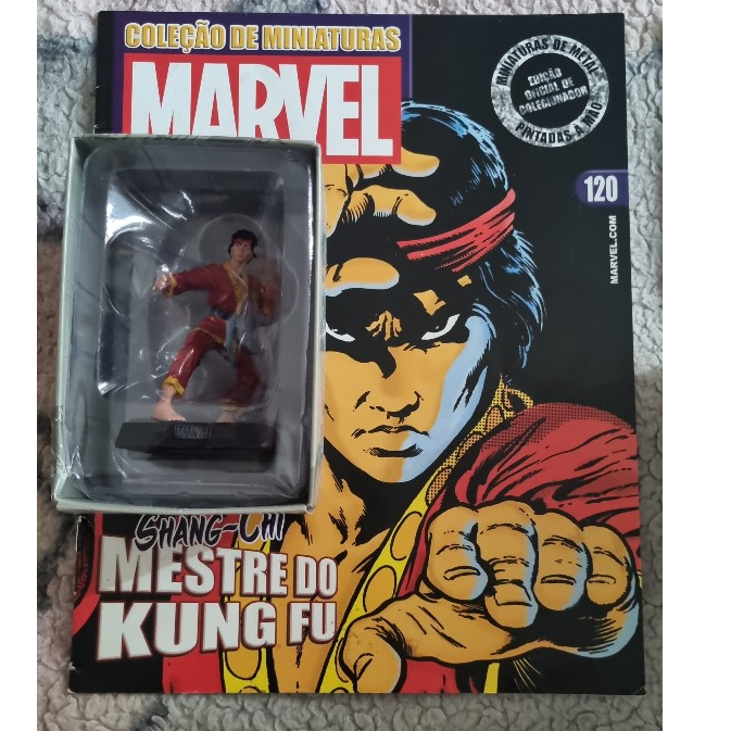 COLEÇÃO DE MINIATURAS MARVEL - SHANG-CHI MESTRE DO KUNG FU - NÚMERO 120 - EAGLEMOSS