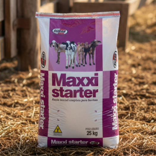 Ração Supra Maxxi Starter 25kg Ideal Para Bezerros - Promoção !
