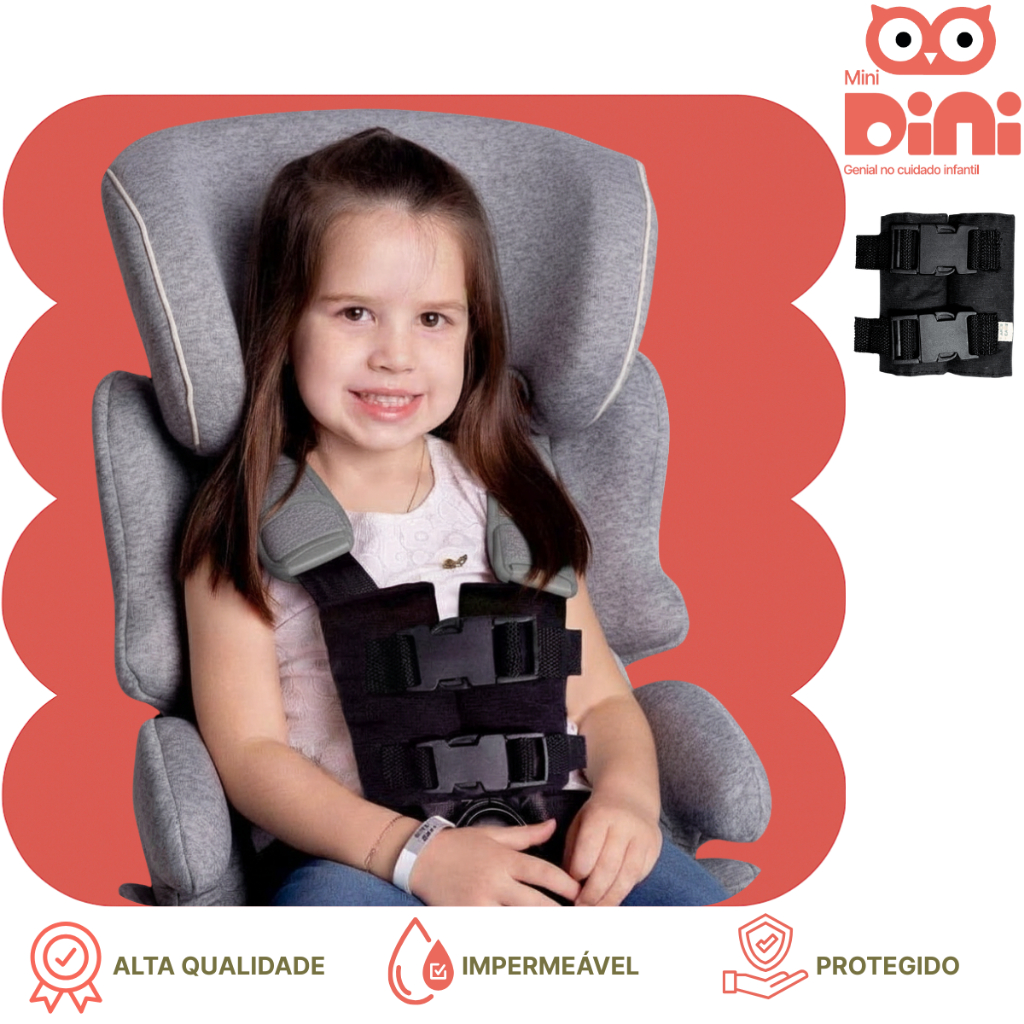 Trava De Cinto De Segurança de Cadeirinha e Carrinho de Bebê, Segura e Instala Fácil