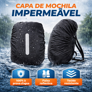 Capa Para Mochila De Chuva Refletiva Impermeável Protetora Para Motoboy Mala Anti Poeira Ajustável em Oferta na Shopee