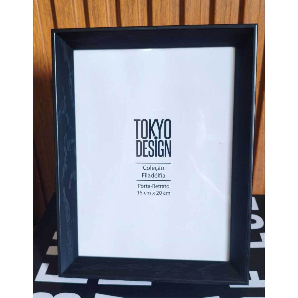 Porta Retrato Tokio Desing Preto Filadélfia