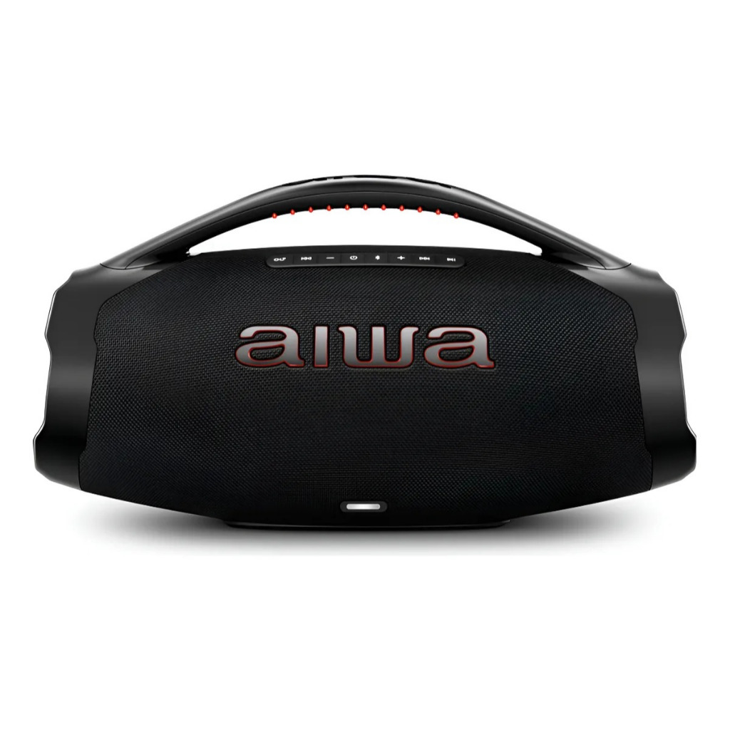 Caixa de Som Bluetooth AIWA Boombox Plus AWS-BBS-01-B, 200W, IP66 Preto
