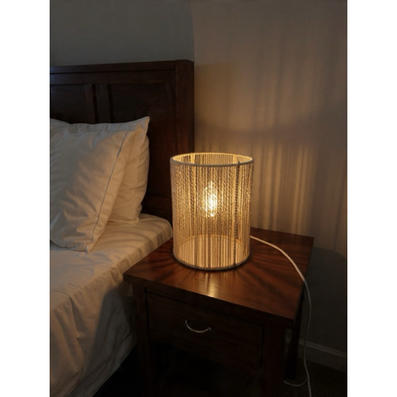 Cúpula Abajur ou Lustre pendente sala,luminaria teto quarto, rústica ,palha natural iluminação aconchegante boho chic