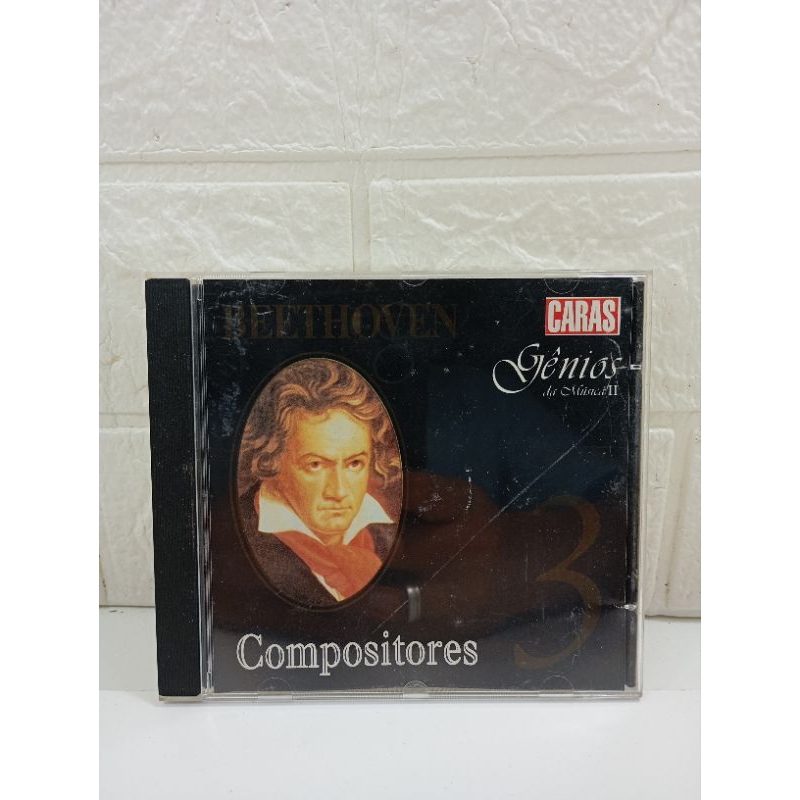 COMPOSITORES 3 - BEETHOVEN - GÊNIOS DA MÚSICA II - CARAS - CD Usado - REF: CD 118